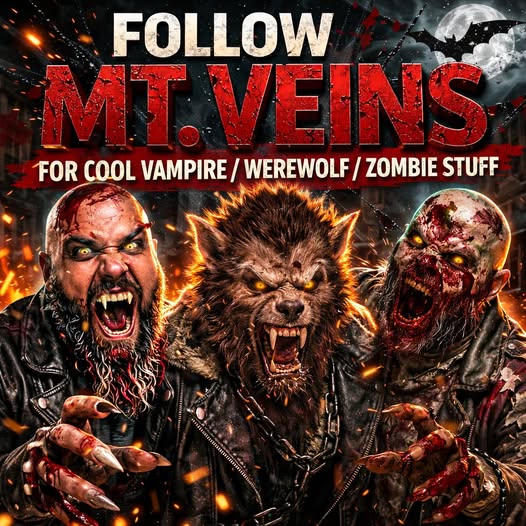 Follow M.T. Veins for vampire, werewolf, and zombie stuff